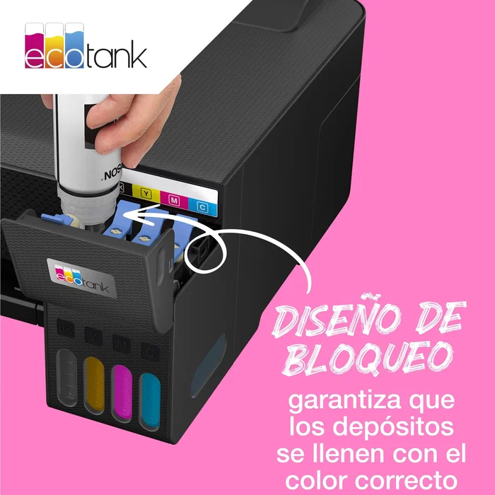 Epson Multipack de Tinta EcoTank 104 C13T00P640 (Negro, Cian, Magenta, Amarillo)