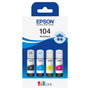 Epson Multipack de Tinta EcoTank 104 (C13T00P640) - Negro, Cian, Magenta, Amarillo