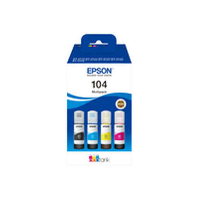 Epson Multipack de Tinta EcoTank 104 (C13T00P640) - Negro, Cian, Magenta, Amarillo Epson Multipack de Tinta EcoTank 104 (C13T00P640) - Negro, Cian, Magenta, Amarillo