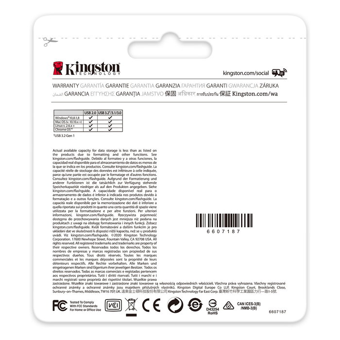 Kingston DataTraveler Exodia 128 GB USB 3.2 Gen 1 Negro/Amarillo