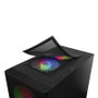 Mars Gaming Caja Ordenador MCZ Premium M-ATX 2X FRGB Negra con Ventana Lateral Completa y Sistema de Gestión de Cableado