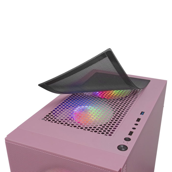 Mars Gaming Caja MCZP Premium M-ATX FRGB Rosa Mars Gaming Caja MCZP Premium M-ATX FRGB Rosa