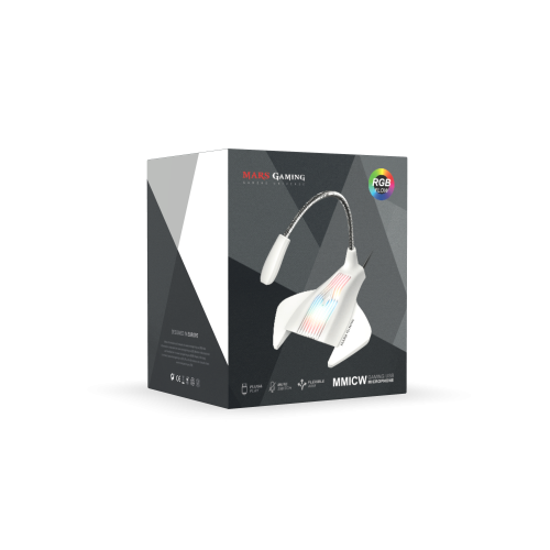Mars Gaming Micrófono MMIC RGB Blanco