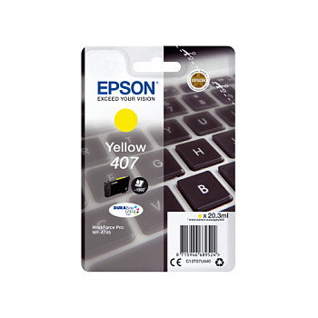 Epson Cartucho de Tinta Amarillo 407 XL (C13T07U440) Epson Cartucho de Tinta Amarillo 407 XL (C13T07U440)