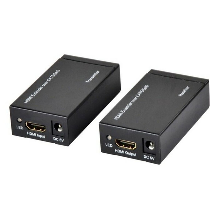Ewent EW3715 Kit Extensor HDMI por UTP hasta 60m Negro