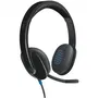 Logitech Auriculares H540 USB Negros con Micrófono 981-000480