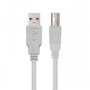 Nanocable Cable USB 2.0 Impresora Tipo A/M a B/M, 3 m, Beige