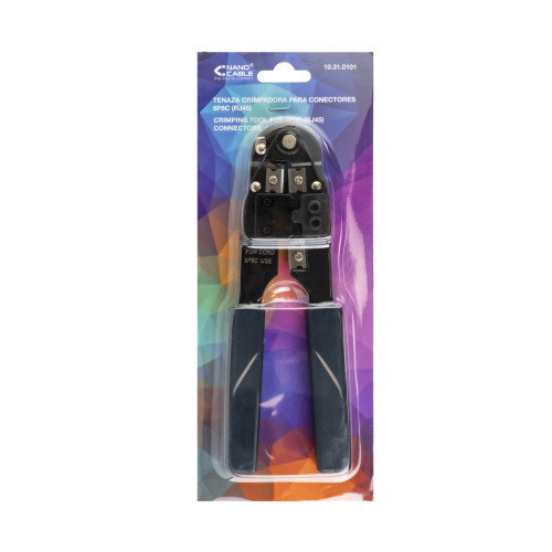 Nanocable Tenaza Crimpadora para Conectores 8P8C (RJ45) 10.31.0101 Negro