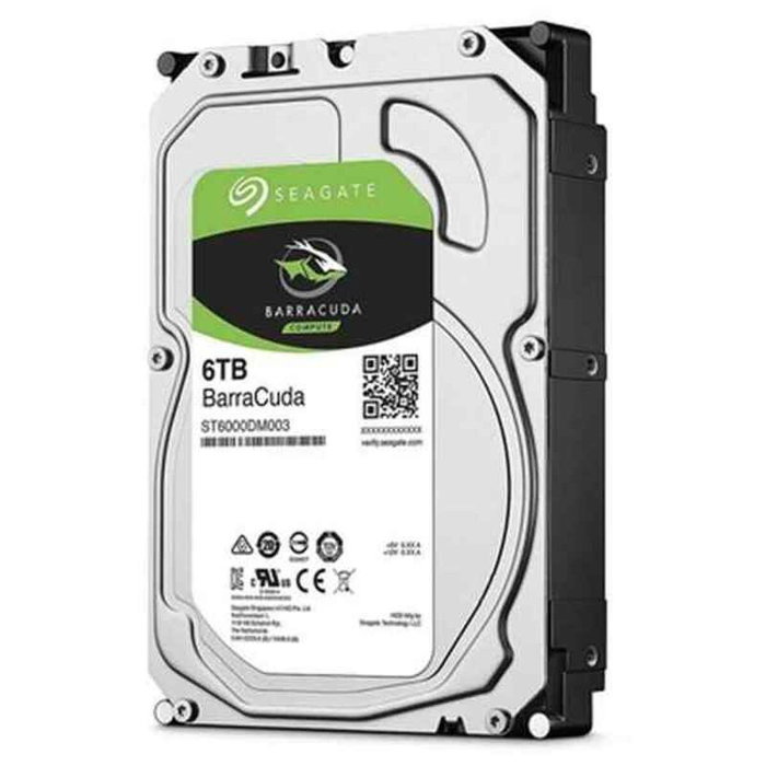 Seagate Barracuda 6 TB 3.5 pulg 5400 RPM 256 MB SATA III Seagate Barracuda 6 TB 3.5 pulg 5400 RPM 256 MB SATA III