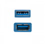 Nanocable Cable Alargador USB 3.2 Gen 1 de 1m, USB A Macho a USB A Hembra, Azul