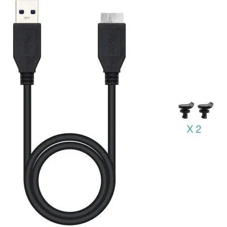 Tooq Caja Externa SSD M.2 SATA TQE-2281G USB 3.0 Aluminio Gris Sin Tornillos para Discos NGFF B-Key hasta 1TB