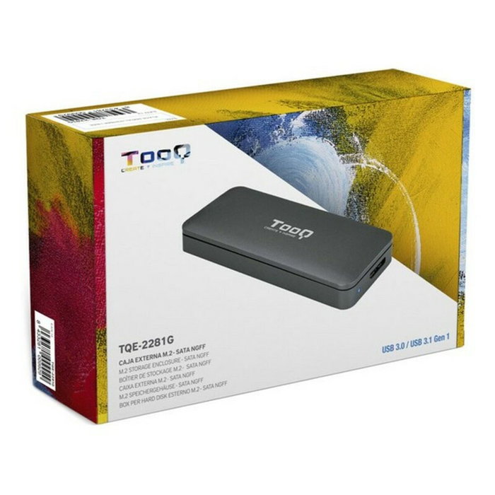 Tooq TQE-2281G Caja Externa para SSD M.2 NGFF Gris Tooq TQE-2281G Caja Externa para SSD M.2 NGFF Gris