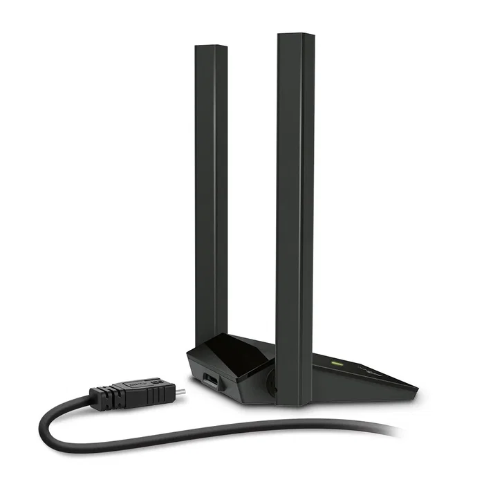 TP-Link Archer T4U Plus Adaptador WiFi USB 3.0 AC1300 Dual Band con Antenas de Alta Ganancia 5 dBi para PC, MU-MIMO, Negro