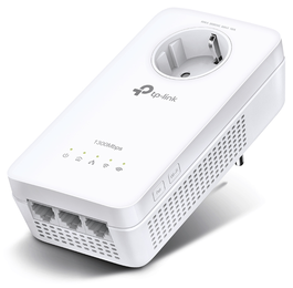 TP-Link TL-WPA8631P Adaptador Powerline Wi-Fi AC1200 con 3 Puertos Gigabit, Blanco