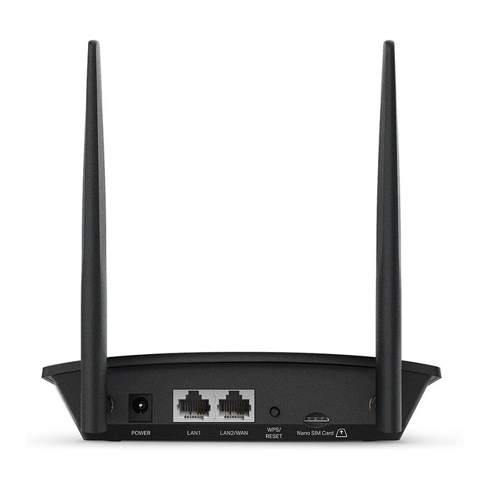 TP-Link TL-MR100 Router 4G LTE 300Mbps 2.4GHz Negro TP-Link TL-MR100 Router 4G LTE 300Mbps 2.4GHz Negro