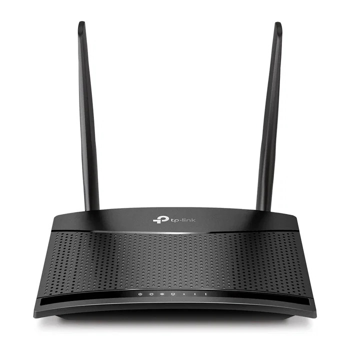 TP-Link TL-MR100 Router Inalámbrico 4G/3G con Ranura SIM, Wi-Fi N 300 Mbps 2.4 GHz, 2 Antenas, 2 Puertos LAN, QoS, Negro