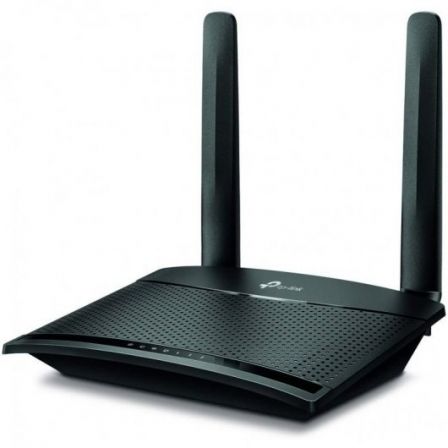TP-Link TL-MR100 Router Inalámbrico 4G LTE de 300 Mbps, 2.4 GHz, WiFi 802.11n, con 2 Antenas Externas Desmontables, 32 Dispositivos, Plug & Play