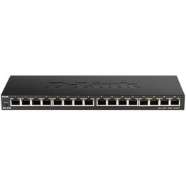 D-Link DGS-1016S/E Switch de red de 16 puertos Gigabit Ethernet Negro