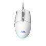 Mars Gaming MMGW Ratón Gaming Blanco 3200 DPI