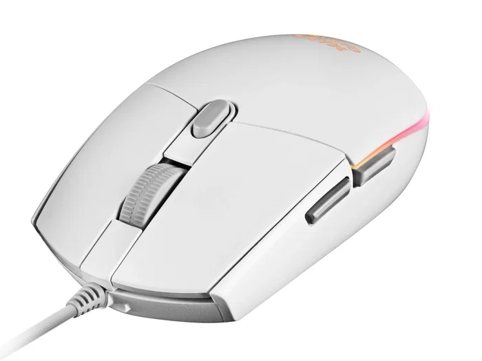 Mars Gaming Ratón Gaming MMG Óptico 3200 DPI RGB Switches Huano Grip Antideslizante para Mano Derecha Blanco