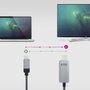 Nanocable 10.15.5103 Cable Conversor USB-C a HDMI 3m Negro/Plata