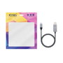Nanocable 10.15.5103 Cable Conversor USB-C a HDMI 3m Negro/Plata