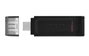 Kingston DataTraveler 70 128 GB USB-C Negro