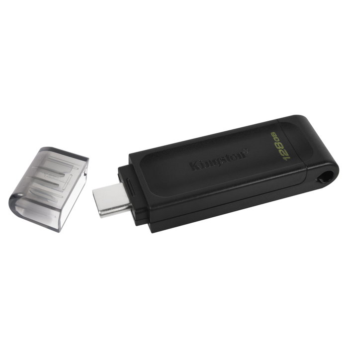 Kingston DataTraveler 70 128 GB USB-C Negro