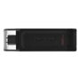 Kingston DataTraveler 70 128 GB USB-C Negro