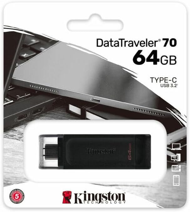 Kingston DataTraveler 70 64 GB USB Tipo C