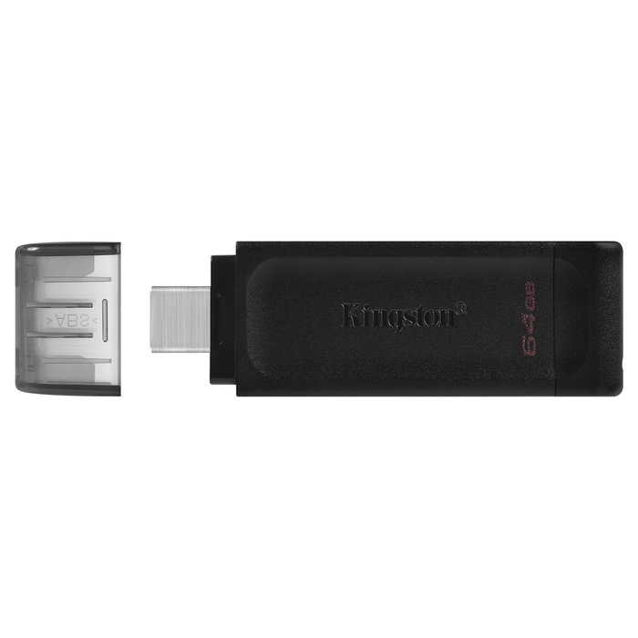 Kingston DataTraveler 70 64 GB USB-C 3.2 Gen 1 Negro