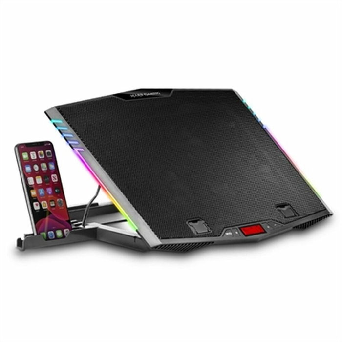 Mars Gaming MNBC5 Base de Refrigeración XL con Iluminación ARGB para Portátiles hasta 17.3 inch Mars Gaming MNBC5 Base de Refrigeración XL con Iluminación ARGB para Portátiles hasta 17.3 inch