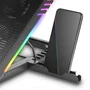 Mars Gaming MNBC5 Soporte de Refrigeración para Portátiles hasta 19" con 6 Ventiladores, Iluminación ARGB, 7 Posiciones de Altura, Stand para Smartphone y 2 Puertos USB
