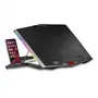 Mars Gaming Soporte Refrigerante MNBC5 para Portátiles hasta 17.3" con Iluminación LED RGB y 6 Ventiladores