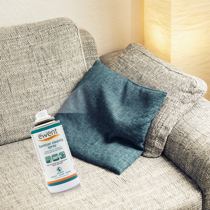 EWENT EW5676 Limpiador y Desinfectante en Spray 400 ml - Para Teléfonos, Mascarillas, Superficies y Teclados - Elimina Olores, Listo para Usar