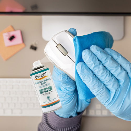 Ewent EW5676 Spray Desinfectante para Móviles, Mascarillas, Superficies, Etc. 400ml Ewent EW5676 Spray Desinfectante para Móviles, Mascarillas, Superficies, Etc. 400ml