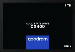Goodram Disco SSD CX400 Gen.2 1TB 2.5" SATA III 6 Gb/s 3D TLC NAND, 550 MB/s lectura
