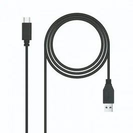 NANO CABLE Cable USB 3.1 Gen2 10Gbps A/M - C/M 1.5m Negro