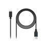 Nanocable Cable USB-C a USB-A 3.1 Gen2 10Gbps 1,5 m Negro