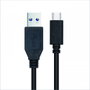 Nanocable Cable USB-C a USB-A 3.1 Gen2 10Gbps 1,5 m Negro
