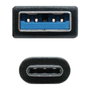 Nanocable Cable USB-C a USB-A 3.1 Gen2 10Gbps 1,5 m Negro