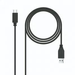 Nano Cable 10.01.4000 Cable USB 3.1 Tipo-C Macho a USB Macho 0.5m Negro 10Gbps