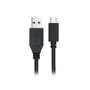 Nanocable Cable USB 3.1 Gen2 10Gbps 3A USB-C a USB-A, 0,5 m, Negro