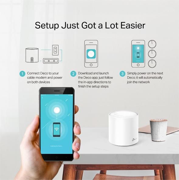 TP-Link Deco X20 AX1800 Sistema de Malla Wi-Fi 6 (Pack de 2, Blanco) TP-Link Deco X20 AX1800 Sistema de Malla Wi-Fi 6 (Pack de 2, Blanco)