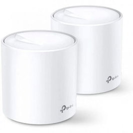 TP-Link Deco X20 Sistema Wi-Fi 6 Mesh AX1800 de Doble Banda, 1800 Mbps, Cobertura para Toda la Casa, Pack de 2 Unidades