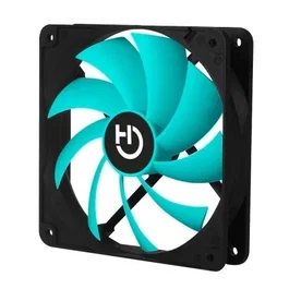 Hiditec HDT-12 Ventilador para Caja Gaming PC 120 mm - Flujo de Aire 49 CFM, Funcionamiento Silencioso, 7 Aspas, Conexión MOLEX, 50.000 h Vida Útil