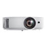 Optoma X309St - Proyector DLP XGA (1024x768) Tiro Corto, 3700 Lúmenes, 25.000:1 Contraste, Altavoz 10W, HDMI, Ideal para Aulas y Salas de Reuniones