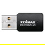 Edimax Adaptador Wi-Fi USB N300, 300 Mbps, Wi-Fi 4 (802.11n), 2.4 GHz, Negro, Plug & Play, para PC y Portátil
