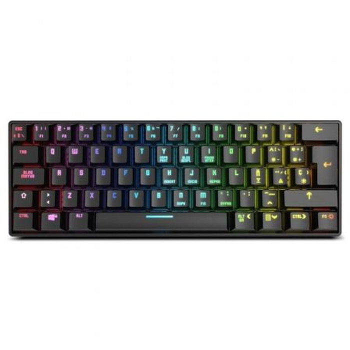 Krom Kluster Teclado Gaming Mecánico 60% RGB Bluetooth/USB Krom Kluster Teclado Gaming Mecánico 60% RGB Bluetooth/USB
