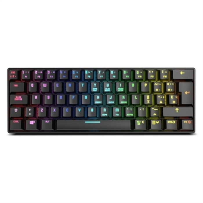 Krom Kluster Teclado Gaming Mecánico 60% RGB Bluetooth/USB Krom Kluster Teclado Gaming Mecánico 60% RGB Bluetooth/USB